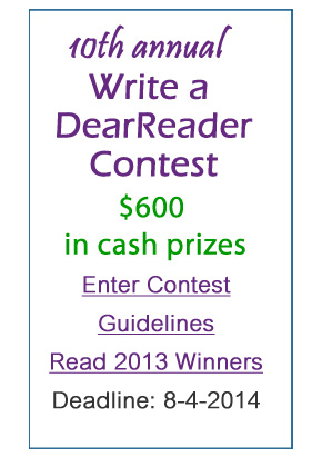 Enter 2014 Write a DearReader Contest