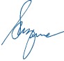 Suzanne's signature